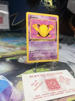 Drowzee 54/82 Team Rocket 1st Edition Common WOTC Vintage Pokemon TCG Card - Image 4
