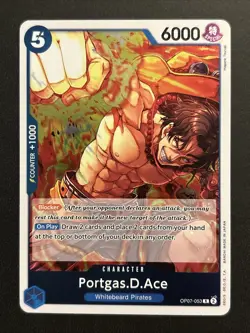 Portgas.D.Ace OP07-053 Rare 500 Years in the Future One Piece Card TCG - Image 1
