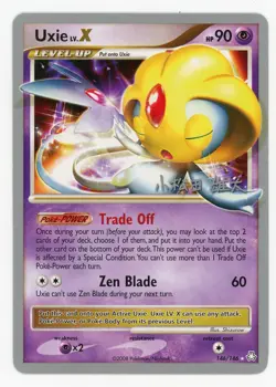 Pokemon Card Uxie LV. X 146/146 World Championships 2010 EX - Image 1