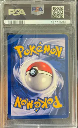 Dark Blastoise 20/82 Team Rocket Regular WOTC Vintage Pokemon PSA 8 - Image 2