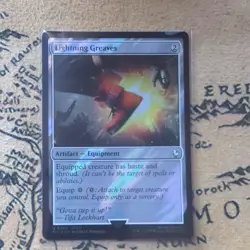 Lightning Greaves (Surge Foil) #349 (NM) Final Fantasy FIC Magic MTG - Image 1