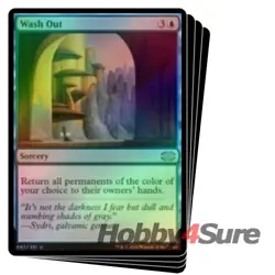 Foil Wash Out X4 M/NM Magic: The Gathering MTG Double Masters 2022 - Image 1