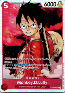 Monkey.D.Luffy (012) ST01-012 Super Pre-Release Starter Deck 1: Straw Hat Crew - Image 1