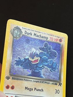 Dark Machamp 10/82 1st edition - Team Rocket Pokemon Card - Holo NM/LP - Image 5