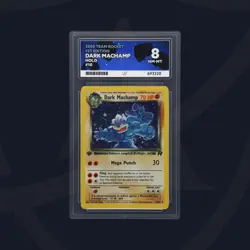 Pokemon Card 1st Edition Team Rocket Rare Holo Dark Machamp 10/82 ACE 8 2000 - Image 1