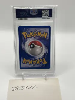 2000 POKEMON TEAM ROCKET Card DARK MACHAMP -HOLO 10/82 1ST EDITION PSA MINT 9 - Image 2