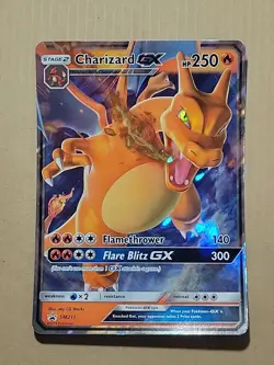 Charizard GX SM211 PROMO JUMBO HIDDEN FATES POKEMON CARD - Image 1
