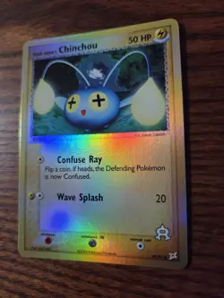 Team Aqua's Chinchou 49/95 - Team Magma VS Team Aqua - Pokemon TCG Reverse Holo - Image 2