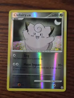 Clefairy 77/130 - Diamond and Pearl - Pokemon TCG - Reverse Holo - Image 1