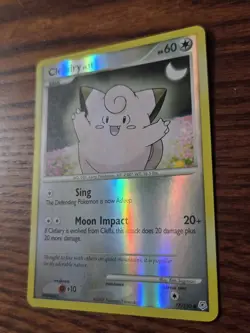 Clefairy 77/130 - Diamond and Pearl - Pokemon TCG - Reverse Holo - Image 2