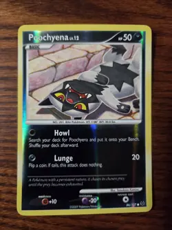 Poochyena 86/127 - Platinum - Pokemon TCG Reverse Holo - Image 1