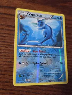 Vaporeon 22/98 - XY Ancient Origins - Pokemon TCG Reverse Holo - Image 3