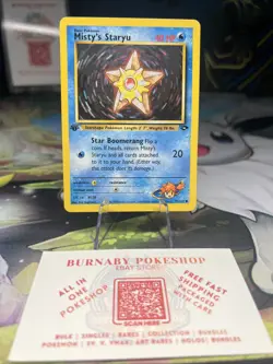 Pokemon TCG Misty's Staryu Gym Challenge 92/132 Regular 1st Edition LP - Image 1