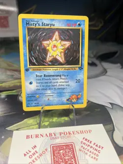 Pokemon TCG Misty's Staryu Gym Challenge 92/132 Regular 1st Edition LP - Image 5