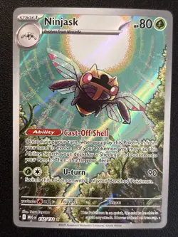 Ninjask 137/132 Me01: Mega Evolution Illustration Art Rare Pokemon - Image 1