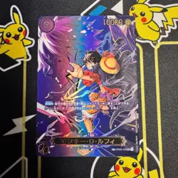 Monkey D. Luffy OP09-119 SEC SP Japanese ONE PIECE Card Carrying on His Will - Image 1