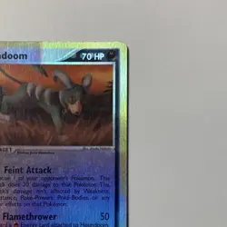 Pokemon TCG Houndoom EX Dragon 34/97 Reverse Holo Uncommon 70 HP Stage 1 2003 - Image 3