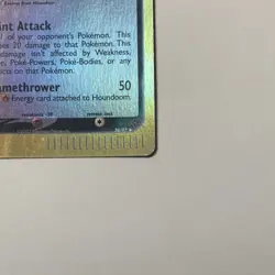 Pokemon TCG Houndoom EX Dragon 34/97 Reverse Holo Uncommon 70 HP Stage 1 2003 - Image 4