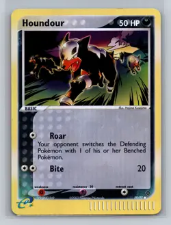 Pokemon EX Dragon Houndour Reverse Holo #59/97 11716 - Image 1