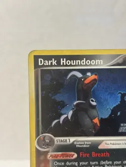 Pokemon Dark Houndoom 37/109, Rocket Returns, Reverse Holo *Very Good Condition* - Image 5