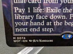 Necropotence (Anime Borderless) Wilds of Eldraine: Enchanting Tales Regular - Image 2