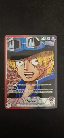 Sabo Alt Art OP13-004 L Carrying on His Will ONE PIECE Card Game ENGLISH ALT L - Image 1