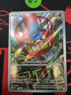 Riolu Black Star Promo Illustration Rare #10 - Pokemon Mega Evolutions NM - Image 5