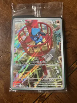 Pokemon TCG Riolu Illustration Rare Mega Evolutions Promo - SEALED - Image 1