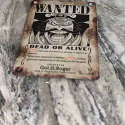 Gol D. Roger OP09-118 SP SEC Wanted Poster English - NM - One Piece TCG Pulled - Image 2