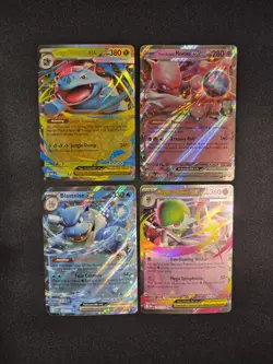 Pokemon TCG Lot Of 4 Venusaur Ex, Mewtwo Ex, Blastoise Ex, Mega Gardevoir Ex - Image 1