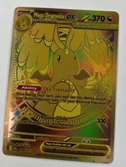 Pokemon Mega Evolution EX Holo Lot - 5 Cards Lucario Charizard Dragonite - Image 5