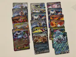 Lot Of 90 EX Pokemon Cards S&V Mega Gardevoir Mewtwo Charizard Gengar Pika MINT - Image 4