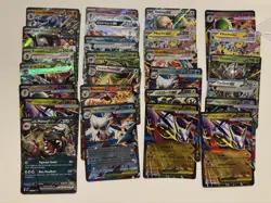 Lot Of 90 EX Pokemon Cards S&V Mega Gardevoir Mewtwo Charizard Gengar Pika MINT - Image 5