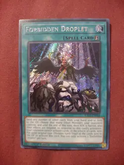 Forbidden Droplet (Secret Rare) RA01-EN064 25th Rarity Collection 1st Edition - Image 1