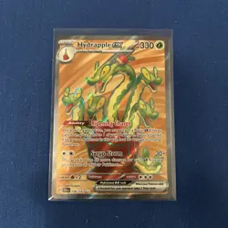 Pokemon Stellar Crown Hydrapple EX 156/142 Ultra Rare Full Art Near Mint - Image 1