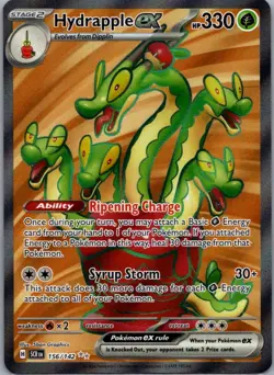 Hydrapple ex 156/142 Ultra Rare Stellar Crown Pokemon Near Mint - Image 1