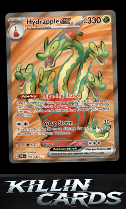 Hydrapple ex - 156/142 156/142 Pokemon Ultra Rare SV07: Stellar Crown Card NM - Image 1