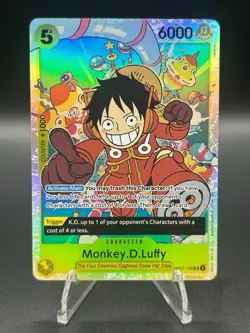 • Monkey.D.Luffy • OP07-109 SR Premium Booster Holo Foil One Piece TCG NM - Image 3
