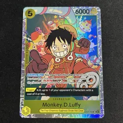 Monkey.D.Luffy OP07-109 - One Piece TCG - SR Super Rare NM English Foil - Image 1