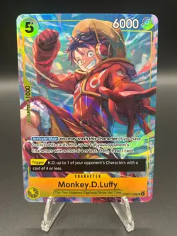 • Monkey.D.Luffy • OP07-109 SR Illustration Box Vol 3 Holo Foil One Piece TCG NM - Image 1