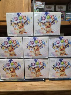 (8) Lot 2025 Pokemon Prismatic Evolutions Factory Sealed ETB Elite Trainer Box - Image 1