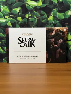 -SEALED & IN HAND- MTG Secret Lair Artist Series Kieran Yanner *RAINBOW FOIL* - Image 1