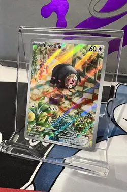 Lechonk Pokemon TCG Sv03: Obsidian Flames Holo Illustration Rare Card 209/197 NM - Image 2