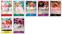 One Piece Promo Pack P-101 to P-107 Gol D Roger Tony Tony Chopper Playset Sealed - Image 2