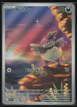 Pokemon Vullaby - Illustration Rare Holo SV: White Flare 144/086 NM - Image 1