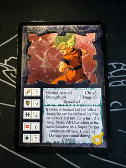 1997 Ani-Mayhem Dragon Ball Z Super Saiyan Goku Ultra Rare Foil Card - Image 1