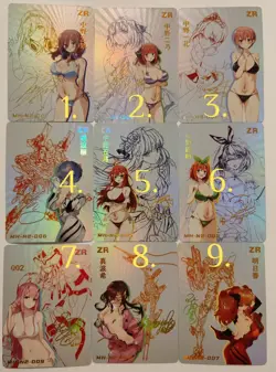 Card Cartes Goddess Story ZR Waifu sexy holo oil - Image 1