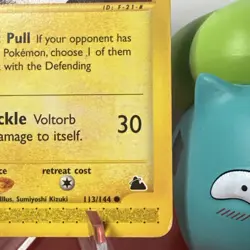 Voltorb Skyridge Pokemon Card 113/144 Common Mp - Image 4