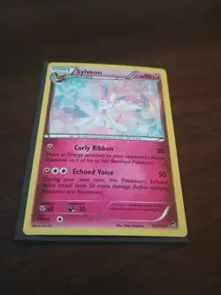 Sylveon 72/111 Pokemon TCG XY - Furious Fists Cracked Ice Holo MP - Image 1