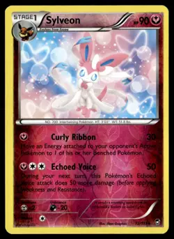 Sylveon Rare Reverse Holo XY - Furious Fists 72/111 NM Pokemon TCG - Image 1